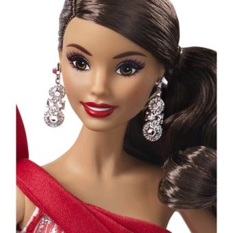 Poupee Barbie Noel 2019 Brune Poupee fnac Belgique