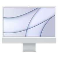 Apple iMac 24" 512 Go SSD 16 Go RAM Puce M1 CPU 8 cœurs GPU 8 cœurs Argent 2021 Reconditionné
