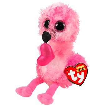 Peluche Ty Beanie Boo's Dainty Le Flamant 15 cm