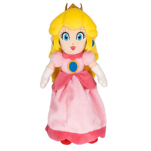 Toga Multicolore Doudou Nintendo Together+ Super Mario Peach 26 Cm