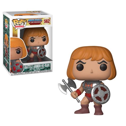 Figurine Funko Pop Les Maîtres de l'Univers Musclor avec armure