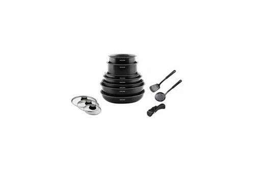 Batterie de cuisine Arthur Martin AM550 13 pièces Noir