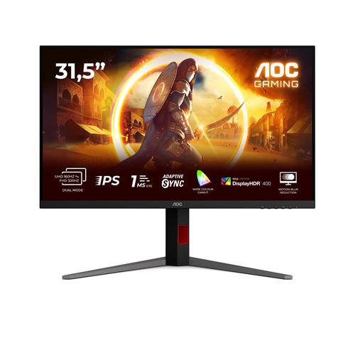 AOC U32G4U écran plat de PC 80 cm 31.5 3840 x 2160 pixels Neuf - vue 6