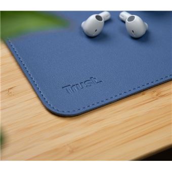 Sous-Main Multifonction Étanche Double Face 90 X 43 Cm - Tapis De Bureau En Cuir Vert Et Bleu Pour Clavier Et Souris