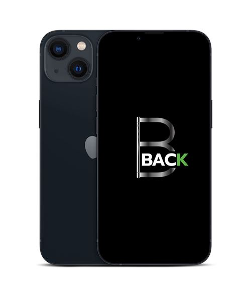 Apple iPhone 13 6,1 5G Double SIM 128 Go Noir Minuit Reconditionné Grade B Bback