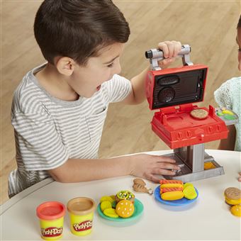 Play-Doh Barbecue Rigolo - Coffret De Pâte à Modeler Avec 6 Pots Et 6 Outils - Dès 3 Ans