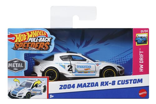 Mattel Multicolore Véhicule Pull-Back Speeders Modèle Aléatoire