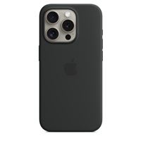 Apple Coque en silicone avec MagSafe pour iPhone 15 Pro Noir
