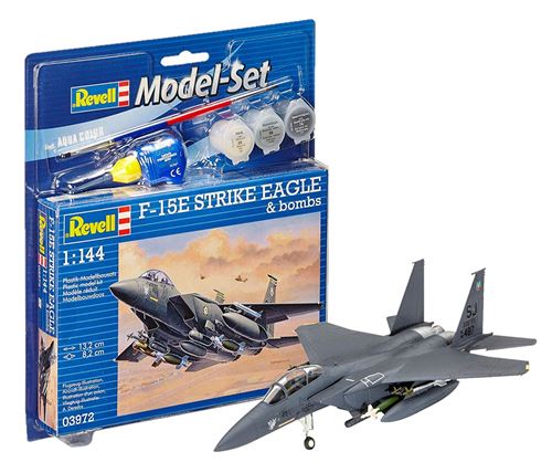 Maquette Revell Model Set F-15E Strike Eagle avec bombes