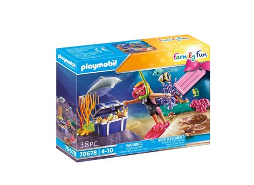 Playmobil Family Fun 70678 Set cadeau Plongeuse sous-marine