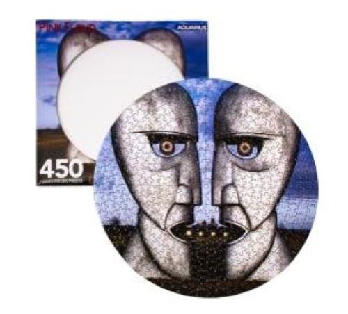 Puzzle 450 pieces rond Pink Floyd Division Bell de la marque Aquarius - Dimensions du puzzle monte : 30 x 30 cm
