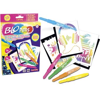Jeu créatif Lansay Blopens Mes couleurs Fluo