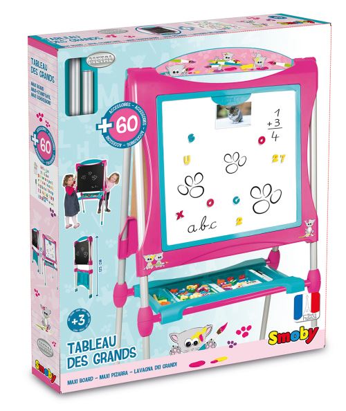 Smoby Tableau Tubes Rose - jouets