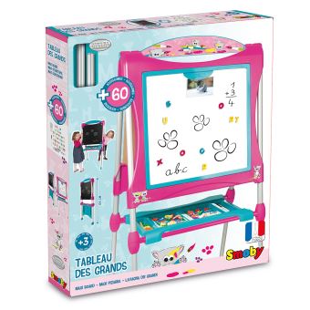 Tableau des Grands Smoby Double face Rose