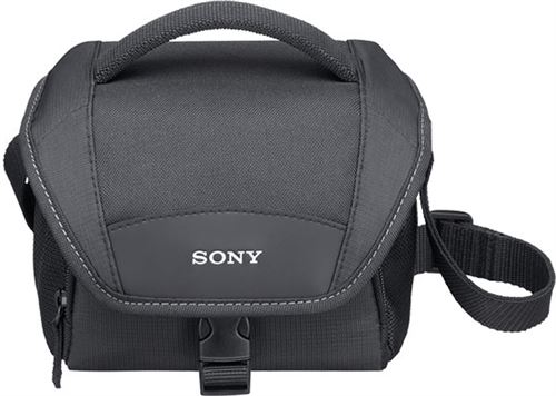 Sony LCS-U11 - Étui pour appareil-photo numérique / camescope - Néoprène - noir - pour Sony RX0, ZV-1; Cyber-shot DSC-HX95, RX100, WX700; VLOGCAM ZV-1G; a6100; a6400; a6600; a7C