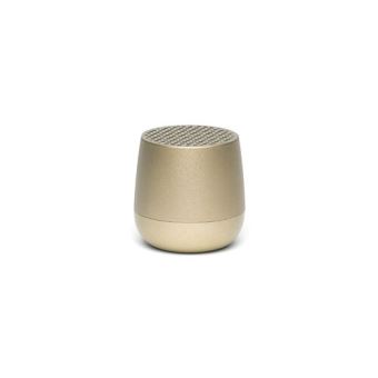 Mini enceinte Bluetooth nomade 3W Lexon Mino Or