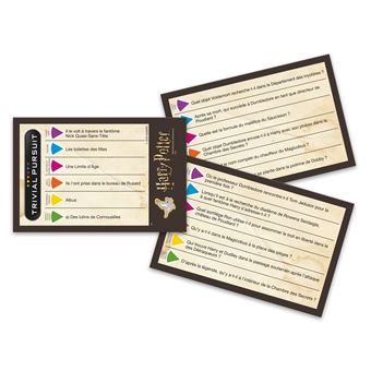 Jeu classique Trivial Pursuit Voyage Harry Potter Volume 1