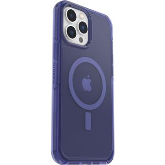 Coque de protection avec MagSafe pour iPhone 13 Pro Max OtterBox Symmetry Series+ Clear Bleu transparent