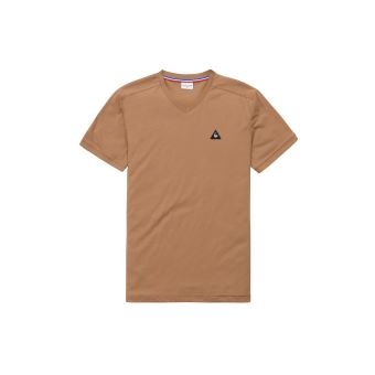 t shirt le coq sportif marron