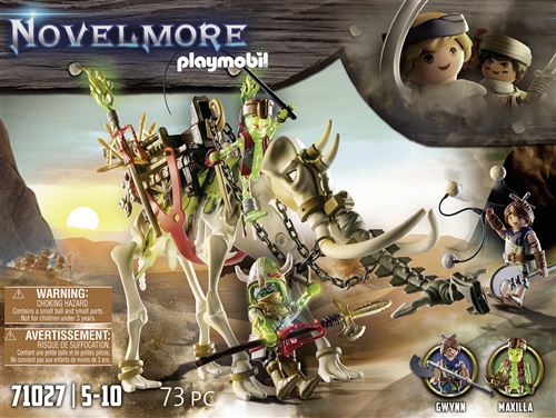 Playmobil Novelmore 71027 Attaque Squelette De Mammouth