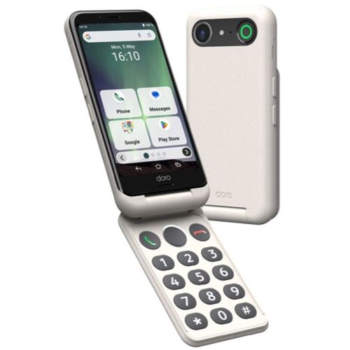 DORO Aurora A20 - 4G smartphone - double SIM - RAM 4 Go / Mémoire interne 64 Go - microSD slot - Écran LCD - 4.5 - 1280 x 720 pixels (60 Hz) - rear camera 13 MP - front camera 5 MP