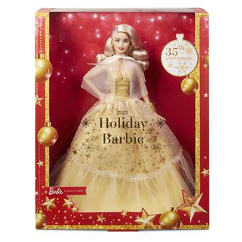 Poupée Mattel Barbie Joyeux Noël Blonde