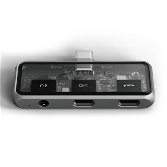 Adaptateur XR Mobile avec Audio Satechi ST-HXRAJM Gris sidéral - 1