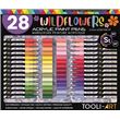 Set de 28 marqueurs acryliques avec pointe extra-fine TOOLI Art Fleurs Sauvages