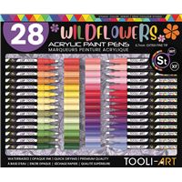 Set 12 Marqueurs Acrylique GRAPH’IT GO Panorama - Double Pointe, Sans Amorçage, Pour DIY & Customisation - 10