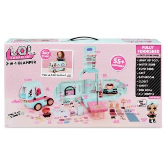 L.O.L. Surprise! OMG 4 en 1 Glamper Camping Car jouets filles poupées  accessoire