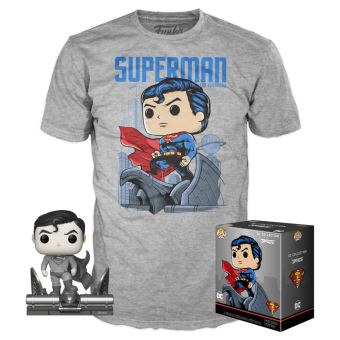 Figurine Funko Pop et Tee Superman Jim Lee L