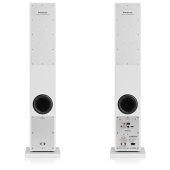 Enceintes connectées Hi-Fi sans fil Bluetooth Audio Pro A38 Blanc Vendues par paire