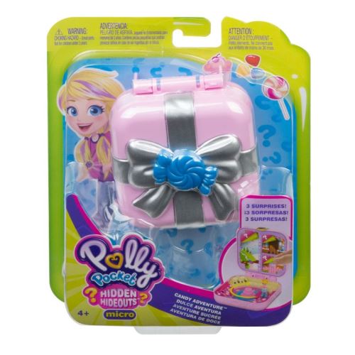 Polly Pocket Coffret Secret Shani dans l'espace avec mini-figurine - 3  Surprises - accessoires et autocollants