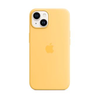 Apple - Coque de protection pour téléphone portable - compatibilité avec MagSafe - silicone - éclat du soleil - pour iPhone 14