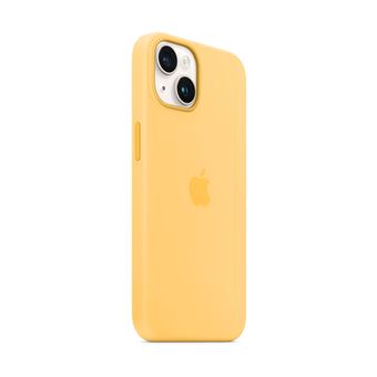 Apple - Coque de protection pour téléphone portable - compatibilité avec MagSafe - silicone - éclat du soleil - pour iPhone 14