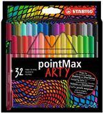 Etui 32 Feutres Stabilo Pointmax Arty