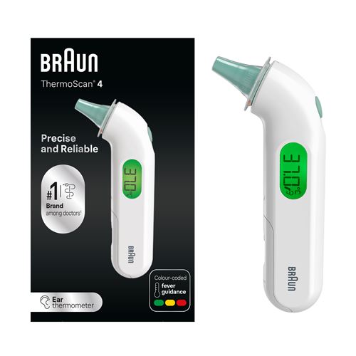 Thermomètre Auriculaire Braun Thermoscan 4Irt3515We Blanc