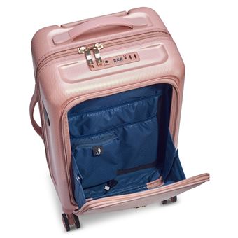 Valise cabine Delsey Turenne Bus 55 cm Pivoine Rose