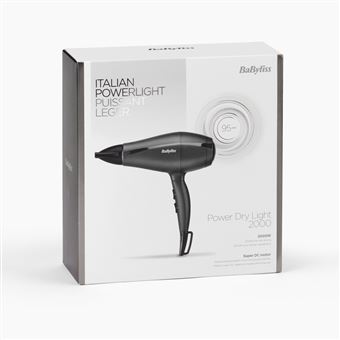 Sèche-cheveux Babyliss Power Dry Light 2000 5910E 2000 W Noir