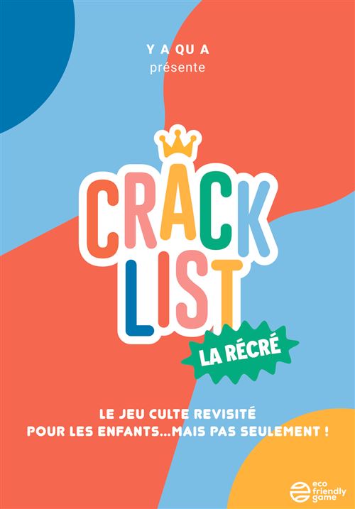 Boite de Jeu d'ambiance Yaqua Studio Crack List La récré