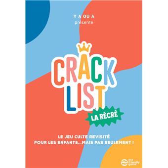 Jeu d'ambiance Yaqua Studio Crack List La récré - 1