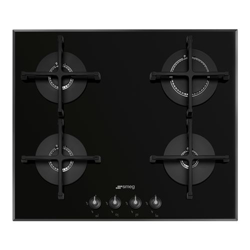 Plaque gaz Encastrable Smeg PV164B3 7500 W Noir État correct - Smeg reconditionné disponible sur Fnac