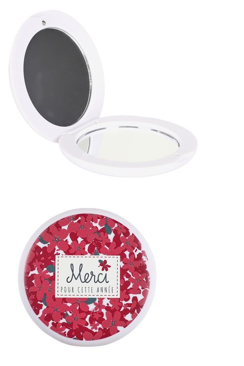 Miroir de poche The Concept Factory Merci pour cette année M24 SB0021