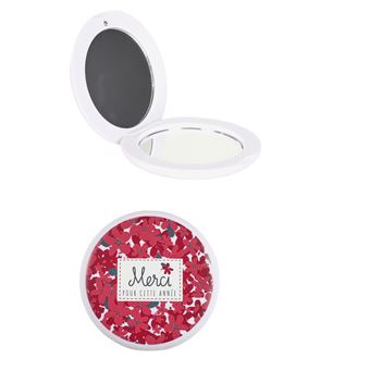 Miroir de poche The Concept Factory Merci pour cette année M24 SB0021