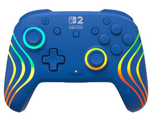 Manette gaming sans fil Turtle Beach Afterglow Wave Bleu pour Nintendo Switch 2