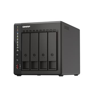 QNAP TS-453E - Serveur NAS - SATA 6Gb/s - RAID 0, 5, 6, 10 - RAM 8 Go - iSCSI support