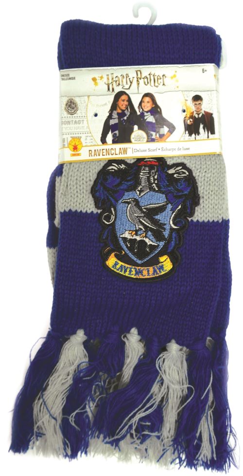 écharpe tricot serdaigle harry potter - Coloris : BleuH-39036