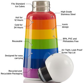 Bouteille isotherme Lund London Skittle Mini Rainbow 300 ml