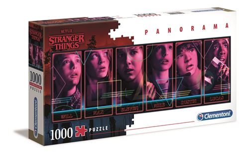 Clementoni Puzzle Panoramique Stranger Things - 1000 Pièces - Image 2