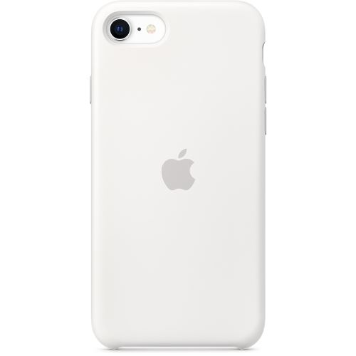 Coque en silicone Apple Blanche pour iPhone SE 2020